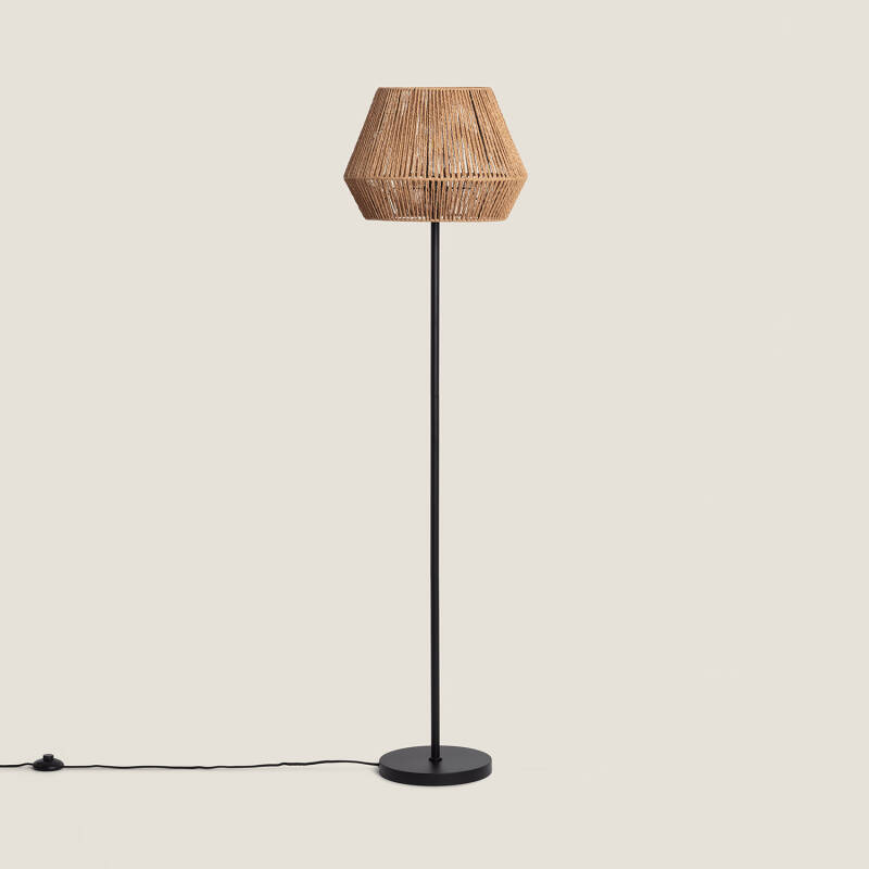 Image of Edit Kirito Rattan Floor Lamp