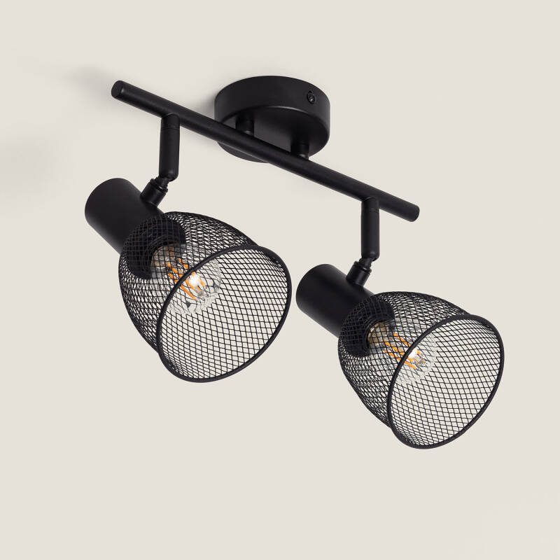 Image of Edit Grid 2 Light Ceiling Spotlight Bar