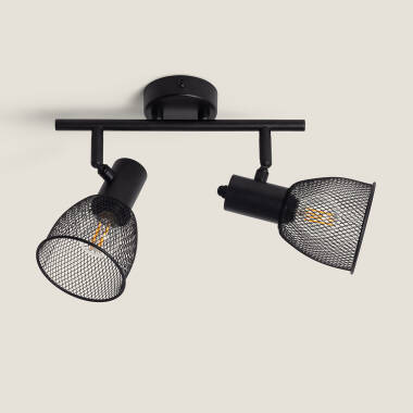 Image of Edit Grid 2 Light Ceiling Spotlight Bar