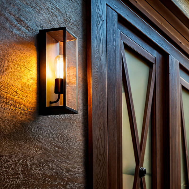 Image of Edit Zeila Half Lantern Outdoor Wall Light