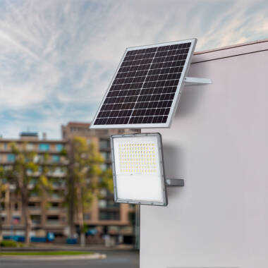 Image of 20W Solar LED Floodlight 2000lm IP65 with Remote Control