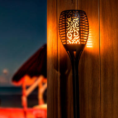 Image of Edit Flame Effect Torch Solar LED Stake Light