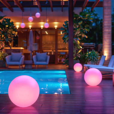 Image of Sphere 20 Rechargeable Colour Changing LED Feature Light