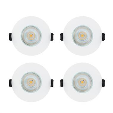 Integral EvoFire Fire Rated Low Profile Fixed Downlight - Pack of 4