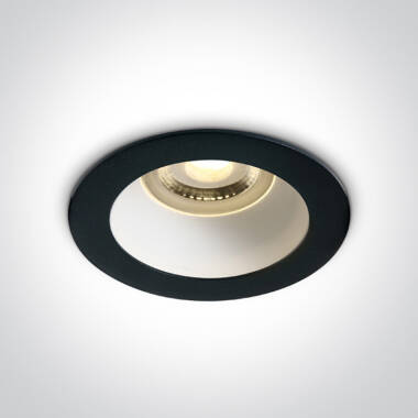Cove Recessed Fixed Downlight with Black Reflector