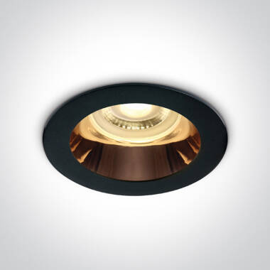 Cove Recessed Fixed Downlight with Black Reflector
