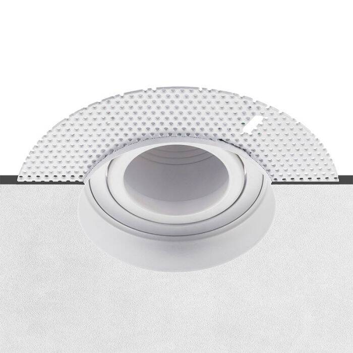 Image of Trimless Plaster-In Tiltable Downlight - Pack of 10