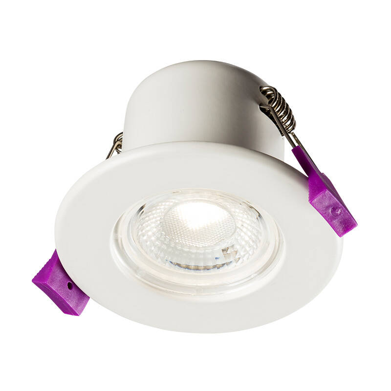 Image of Knightsbridge 5W Colour Selectable Dimmable LED Fire Rated Fixed Downlight