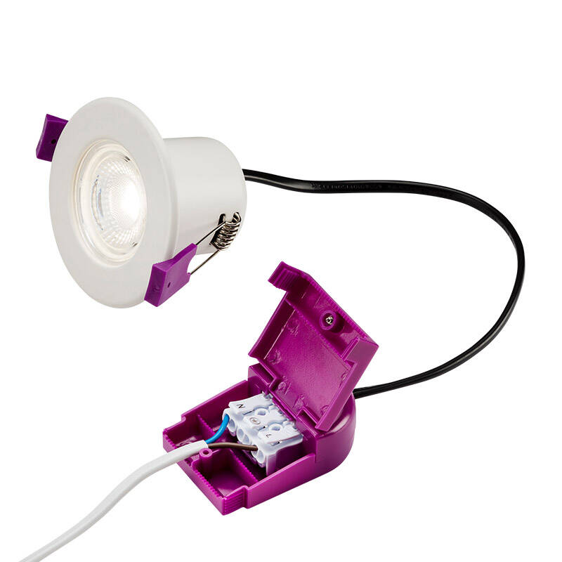 Image of Knightsbridge 5W Colour Selectable Dimmable LED Fire Rated Fixed Downlight