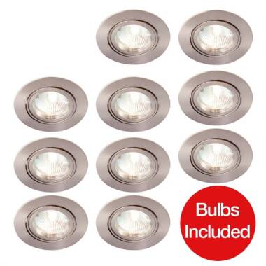 Robus Fire Rated LED Adjustable Downlight - Pack of 10