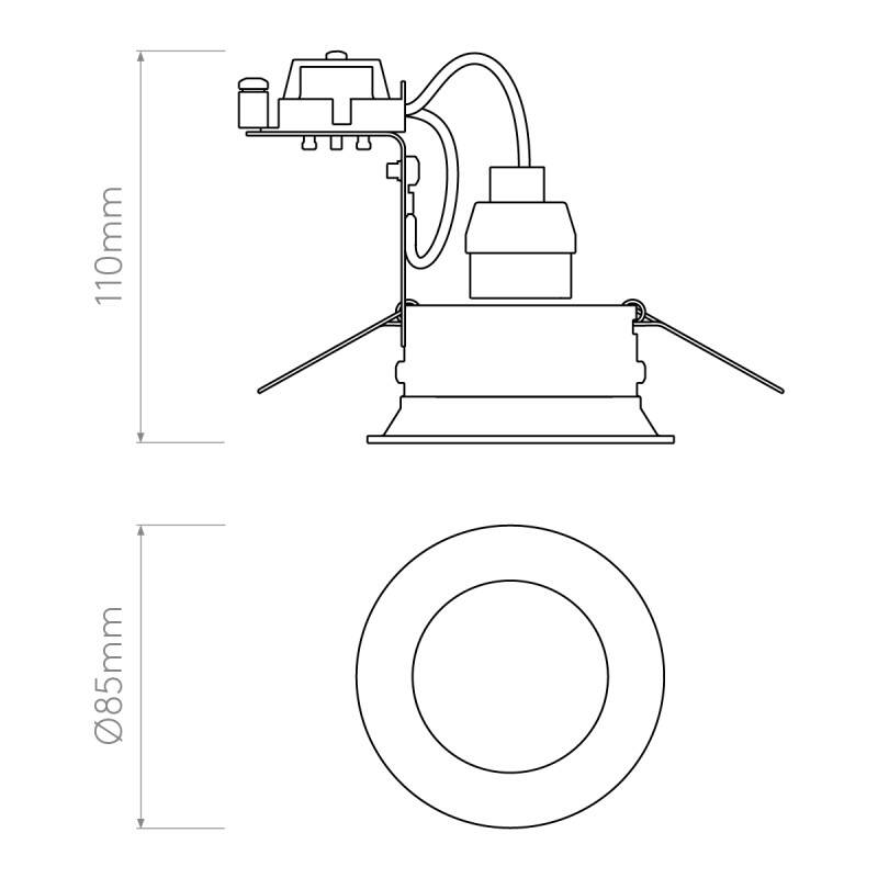 Image of Astro Minima Deep Recessed Adjustable Downlight