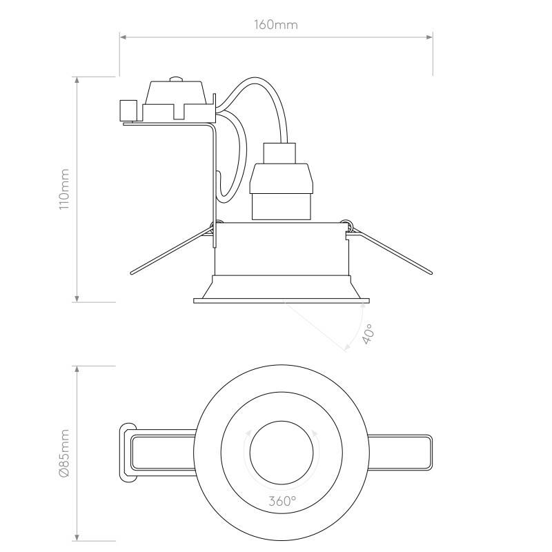 Image of Astro Minima Deep Recessed Adjustable Downlight