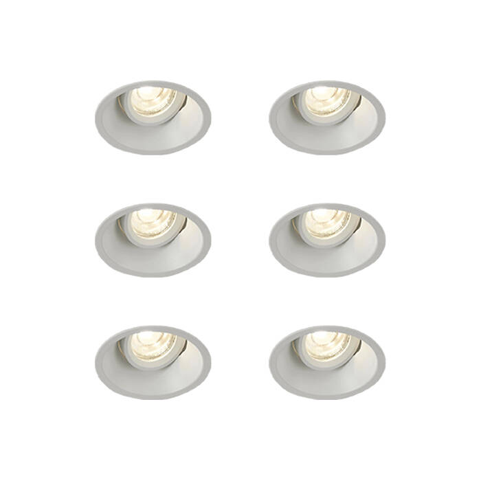 Image of Envirolight Slimline Deep Recessed Adjustable Downlight - Pack of 6