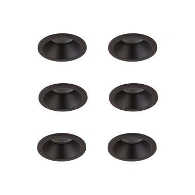 Envirolight Slimline Deep Recessed IP65 Fixed Downlight - Pack of 6