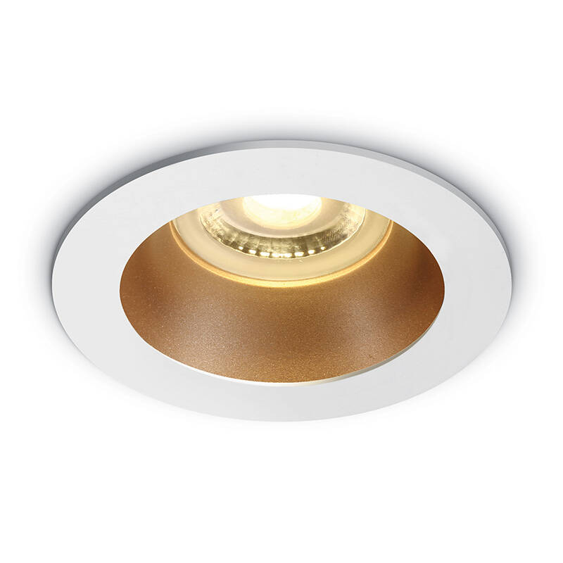 Image of Cove Recessed Fixed Downlight with Black Reflector