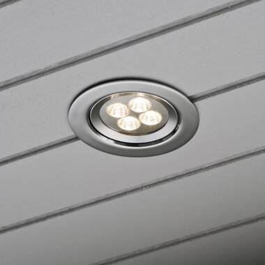 Konstsmide 4W High Powered LED Soffit Recessed Fixed Downlight