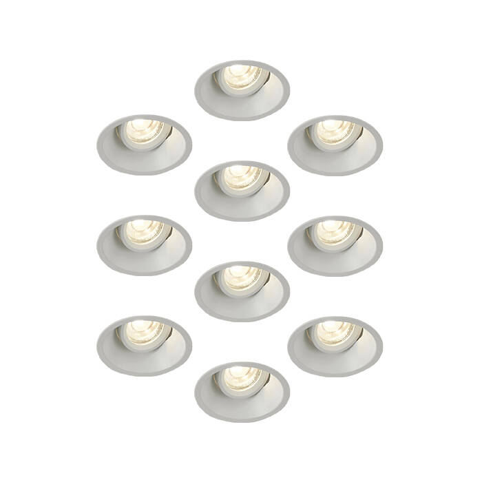 Image of Envirolight Slimline Deep Recessed Adjustable Downlight - Pack of 10
