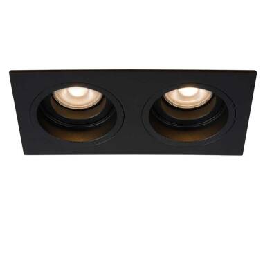 Lucide Embed Deep Recessed Round Adjustable Twin Downlight