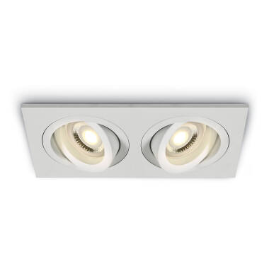 Bay Rectangle Adjustable Twin Downlight
