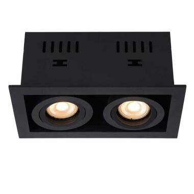 Image of Lucide Chimney Square Adjustable Twin Downlight