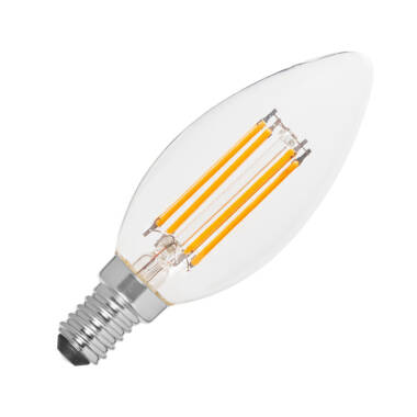 Envirolight 4W Dimmable LED Decorative Filament Candle Bulb - Small Screw Cap