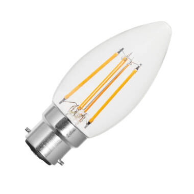 Envirolight 4W Dimmable LED Decorative Filament Candle Bulb - Bayonet Cap