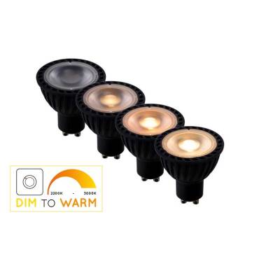 Image of Lucide 5W Warm White LED GU10 - Dim to Warm