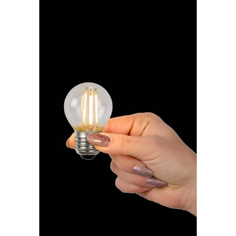 Image of Lucide 4W Dimmable LED Golf Ball Clear - Screw Cap