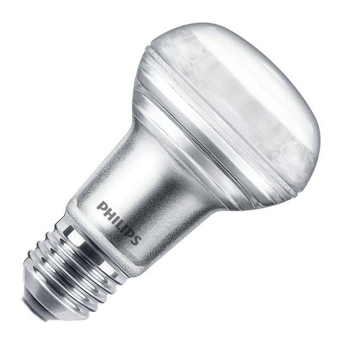 Image of Philips Corepro 4.5W Dimmable LED R63 Reflector Bulb - Screw Cap - Flood Beam