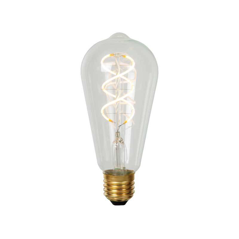 Image of Lucide 4.9W Dimmable LED Squirrel Cage Bulb - Screw Cap