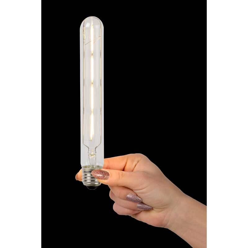 Image of Lucide 5W Dimmable LED Tubular Clear - Screw Cap