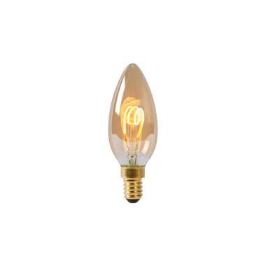 lucide 3W Dimmable LED Decorative Filament Candle Bulb - Small Screw Cap