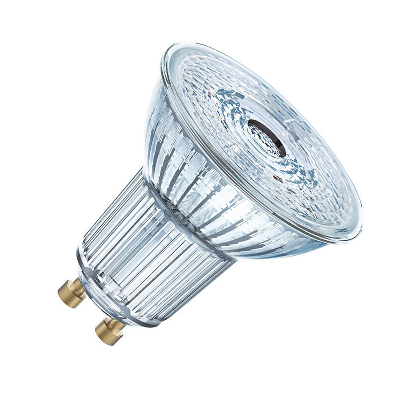 Image of Ledvance Base 4.3W 350lm LED GU10 Bulb - Flood Beam - Pack of 3