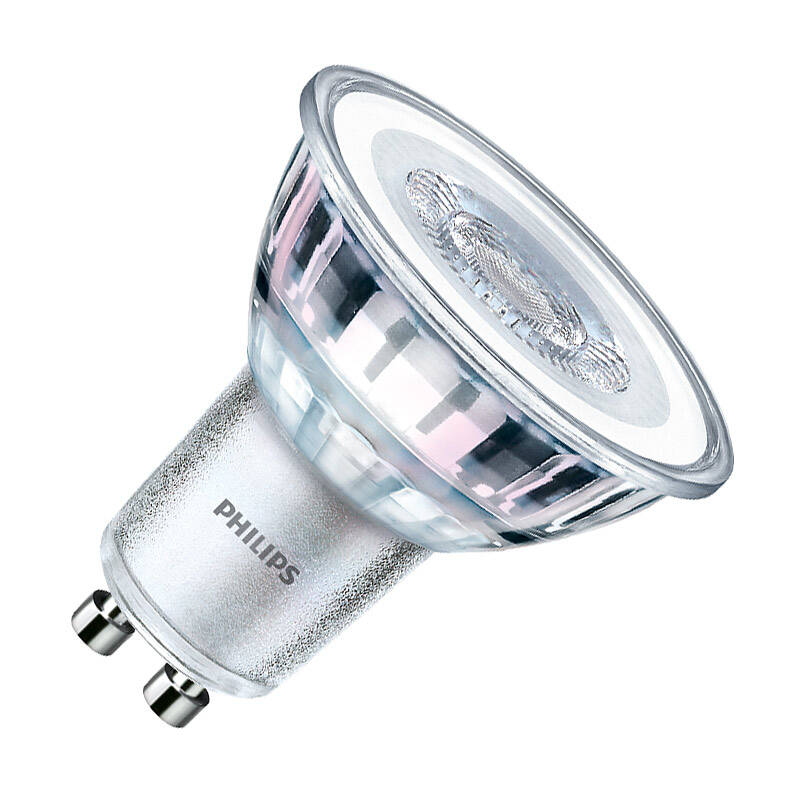 Image of Philips CorePro 3.5W 2700K 255lm LED GU10 Bulb - Flood Beam