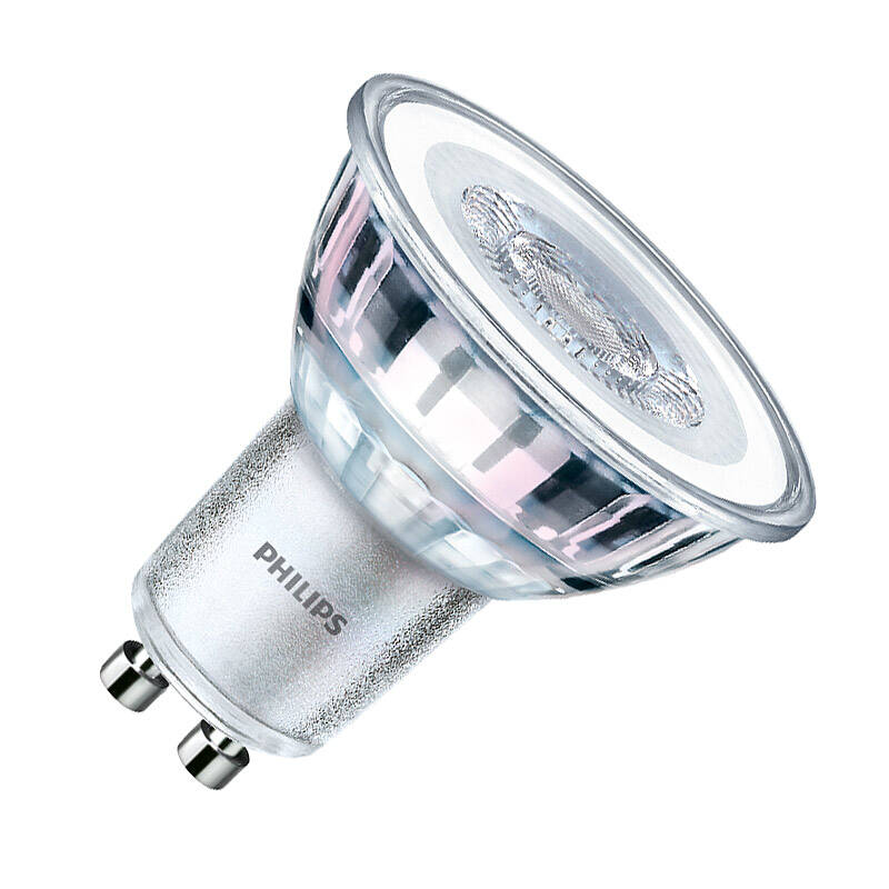 Image of Philips CorePro 4.6W 3000K 370lm LED GU10 Bulb - Flood Beam
