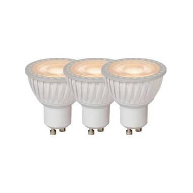 Lucide 5W Dimmable LED GU10 - Pack of 3