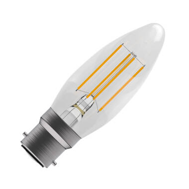 Bell 4W 470lm LED Decorative Filament Candle Bulb - Bayonet Cap