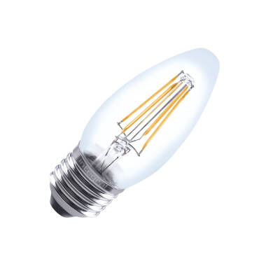 4.2W Decorative Filament Dimmable LED Candle Bulb - Screw Cap
