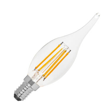 Envirolight 4W Dimmable 470lm LED Decorative Filament Bent Tip Candle Bulb - Small Screw Cap