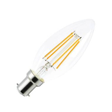 Envirolight 4W Dimmable 470lm LED Decorative Filament Candle Bulb - Small Bayonet Cap
