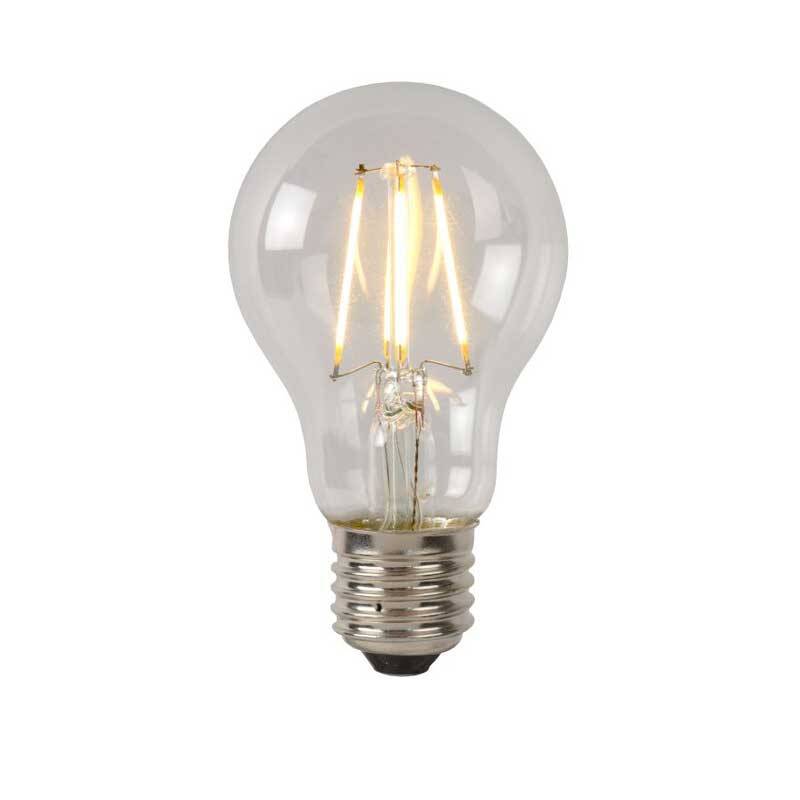 Image of Lucide A60 7W LED Decorative Filament GLS Bulb - Screw Cap