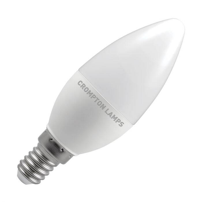 Image of Crompton 5.5W LED Candle Bulb - Small Screw Cap
