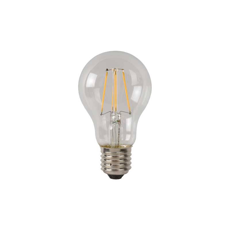 Image of Lucide 5W Dimmable LED GLS Clear - Screw Cap