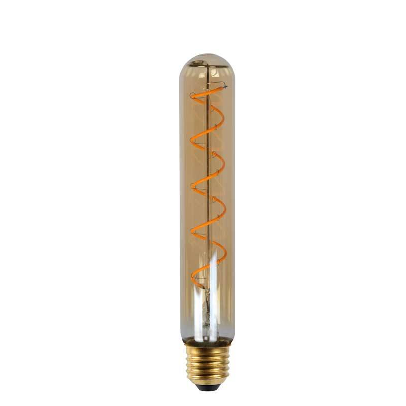 Image of Lucide 5W Dimmable LED Decorative Filament Tubular Bulb - Screw Cap