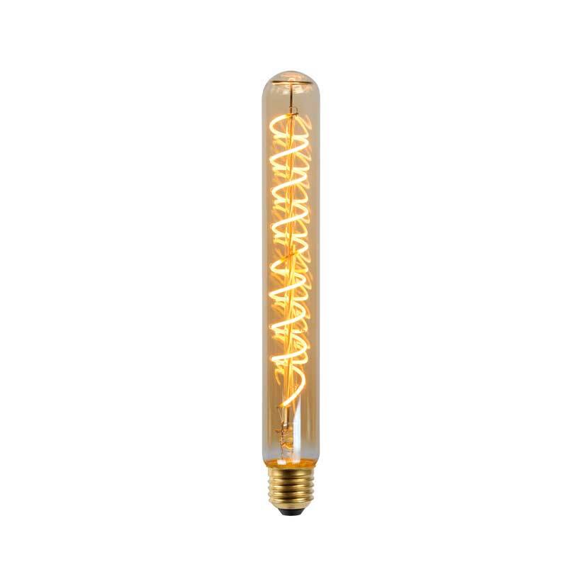 Image of Lucide 5W Dimmable LED Decorative Filament Tubular Bulb - Screw Cap