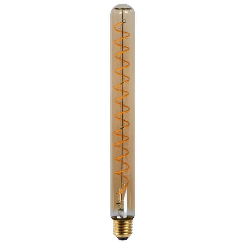 Image of Lucide 5W Dimmable LED Decorative Filament Tubular Bulb - Screw Cap