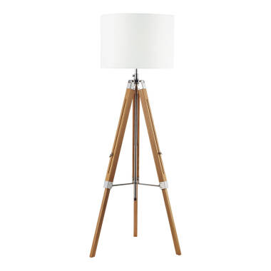 Dar Easel Tripod Brown Floor Lamp - Base Only