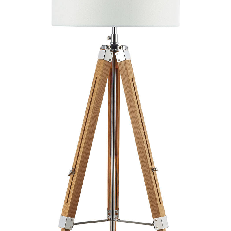 Image of Dar Easel Tripod Brown Floor Lamp - Base Only