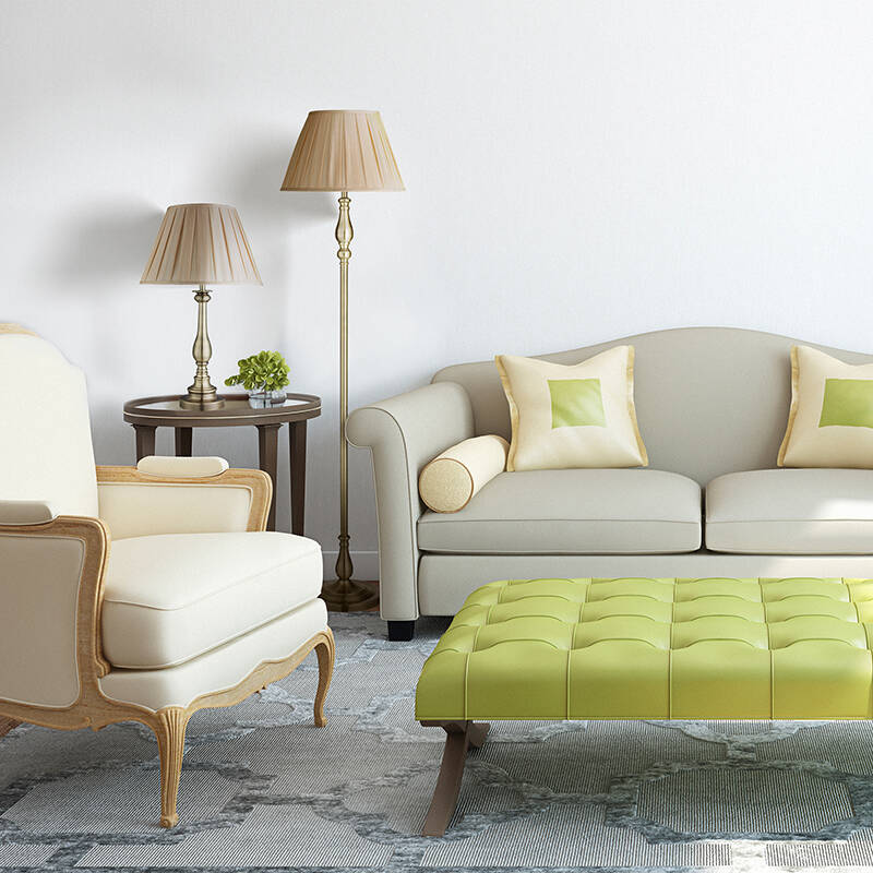 Image of Searchlight Flemish Floor Lamp