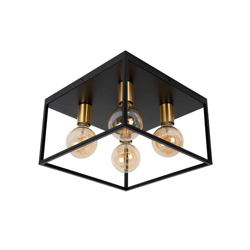 Image of Lucide Ruben Flush Ceiling Light